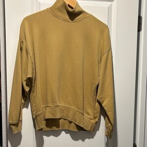 Frame Denim Mustard Turtleneck Pullover Sweater